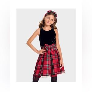The Children's Place Red and Black Plaid Dress